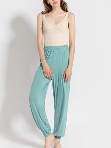 Light Green High Elastic Modal Joggers